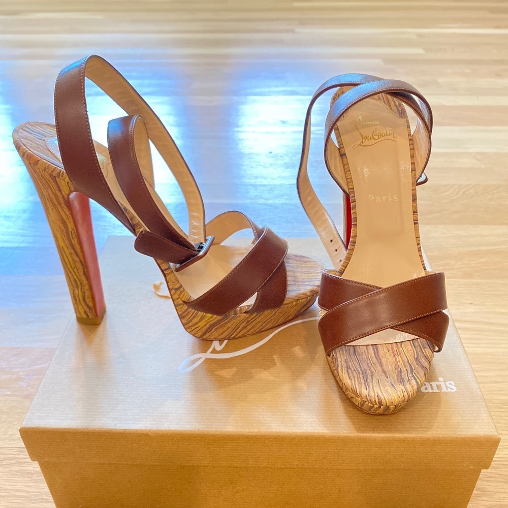 Christian Louboutin Platform Heel Sandals